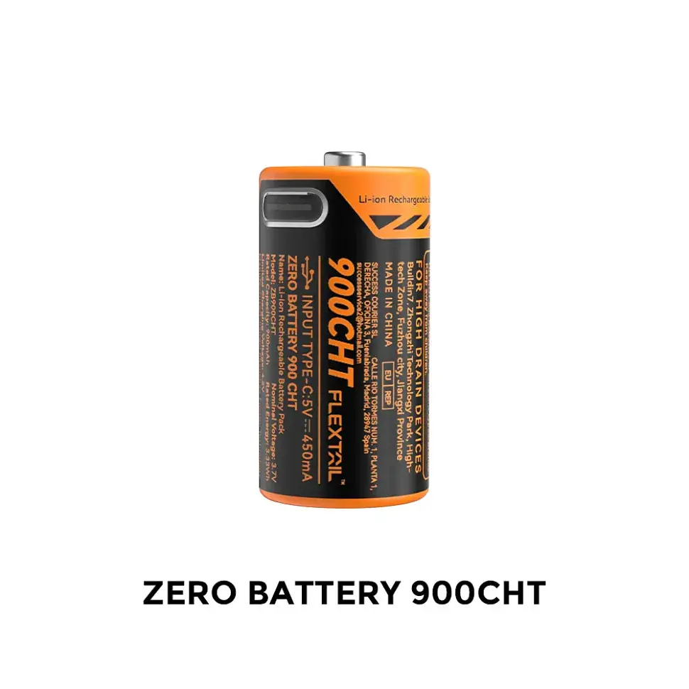 Акумулятор 900mAh Flextail Zero Battery usb type C зарядка - фото 2