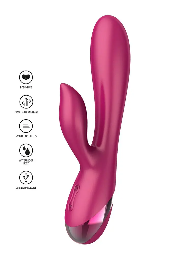 Вібратор-кролик Xocoon Endless Love G-Spot, 19 см (рожевий) - фото 7