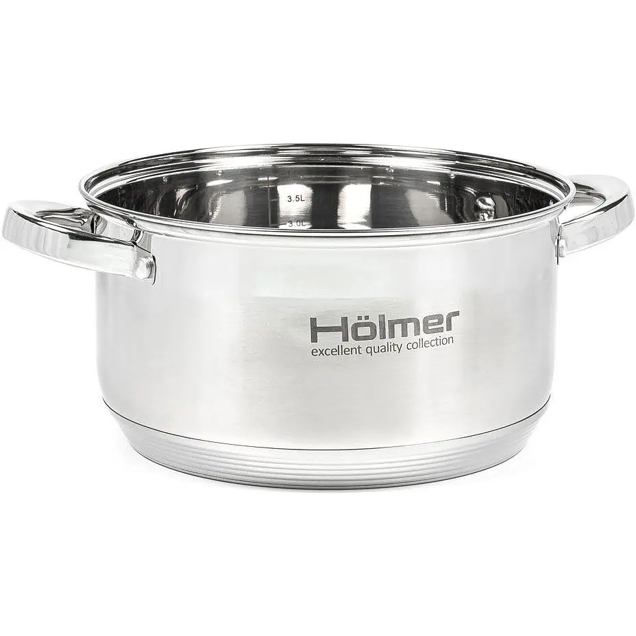 Набор кастрюль с крышками Holmer CS-1652-SS (CS-1652-SS) - фото 2