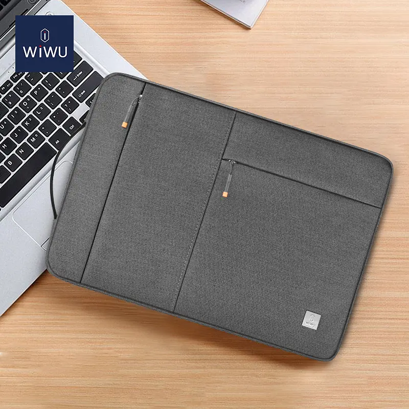 Чохол-карман Wiwu Alpha Slim Sleeve for MacBook 13.3'' Grey [57178] - фото 3