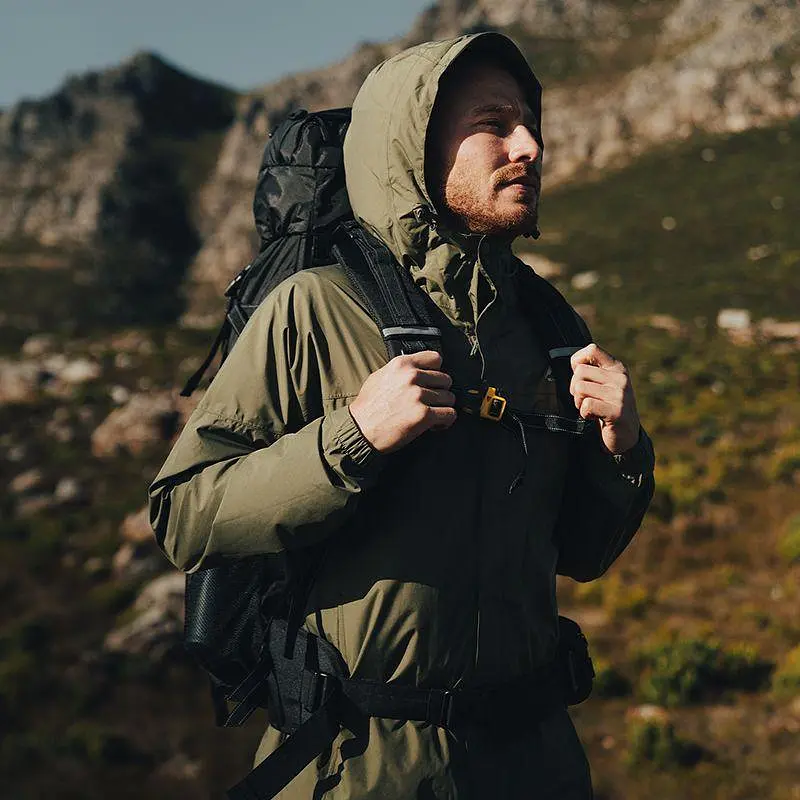 Рюкзак туристичний Naturehike NH70B070-B, 70 л + 5 л, світло-коричневий - фото 10