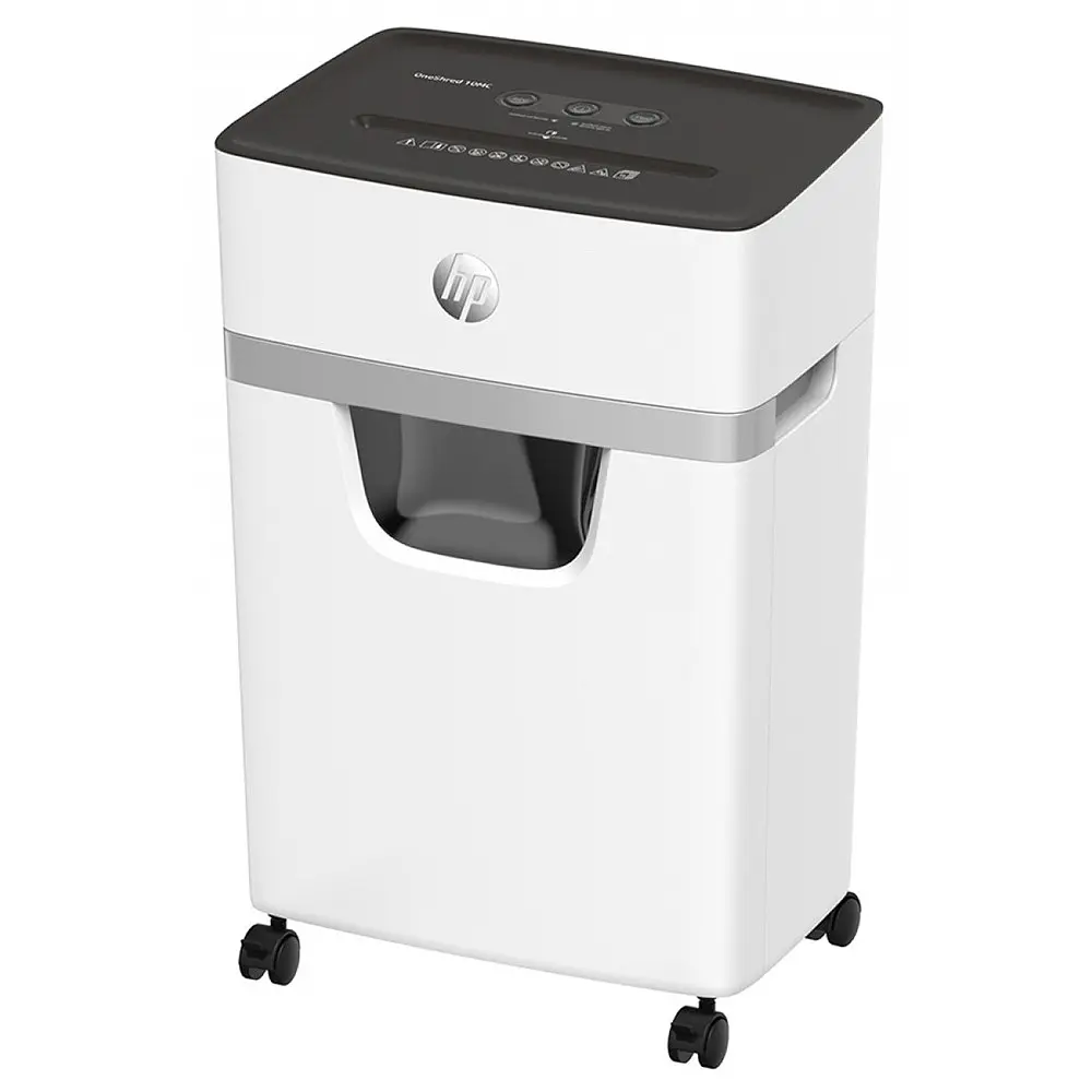 Знищувач документів HP OneShred 10MC, A4, 80g х 10 листів, 2x15, 20 арк., P-5 - фото 4