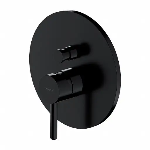 Змішувач прихованого монтажу для душу Omnires Y black (Y1235BL)