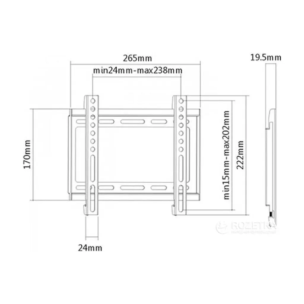 Кронштейн Brateck KL22-22F - фото 6