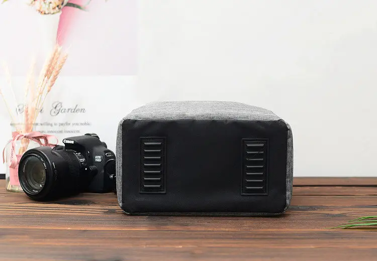 Сумка для фотоапарата Sony α протиударний чохол Sony Alpha Сірий із чорним (IBF064SB1) - фото 7