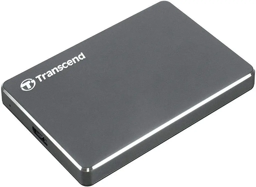 Зовнішній жорсткий диск Transcend HDD StoreJet 25C3N 2TB (TS2TSJ25C3N) Iron Grey (TS2TSJ25C3N.) - фото 2