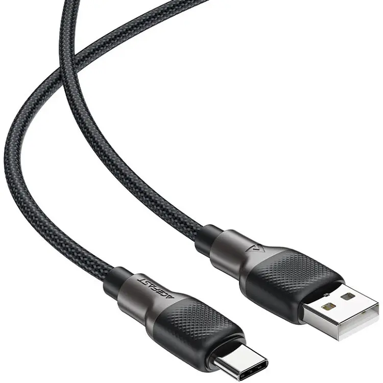 Кабель USB 2.0 AM-Type-CM, 1,2 м, 60W silicone braid C10-04 Acefast - фото 3