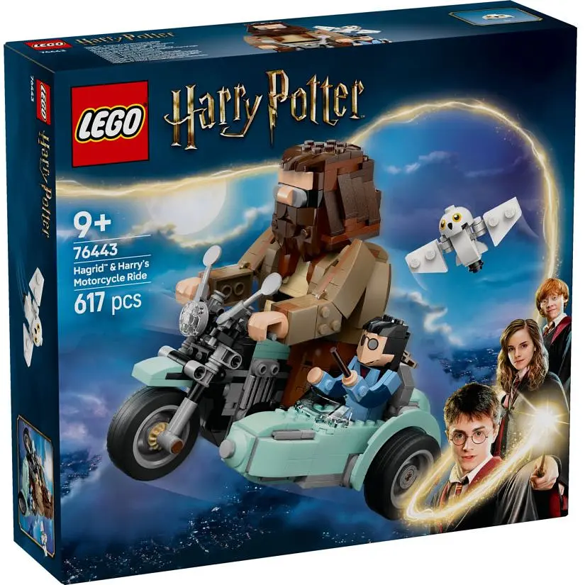 Конструктор LEGO Harry Potter Поездка Хагрида и Гарри на мотоцикле 617 деталей (76443) - фото 2
