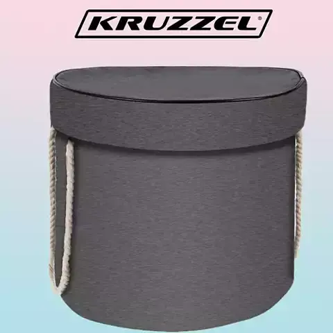 Кошик для іграшок/кубиків 2 в 1 Kruzzel 19556 з килимком - фото 2