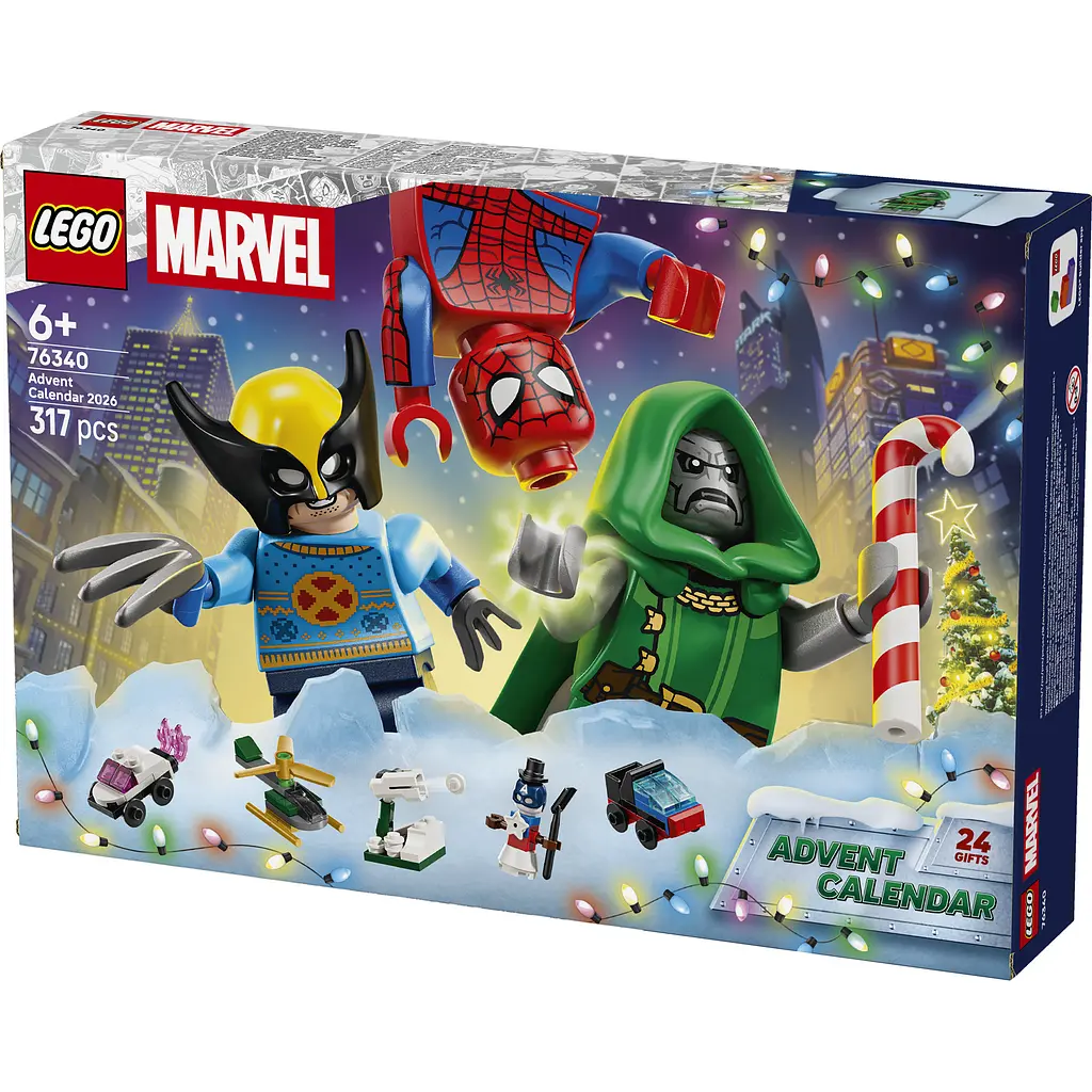 Конструктор LEGO Super Heroes Marvel Адвент-календар 2026 317 ел. (76340) - фото 4