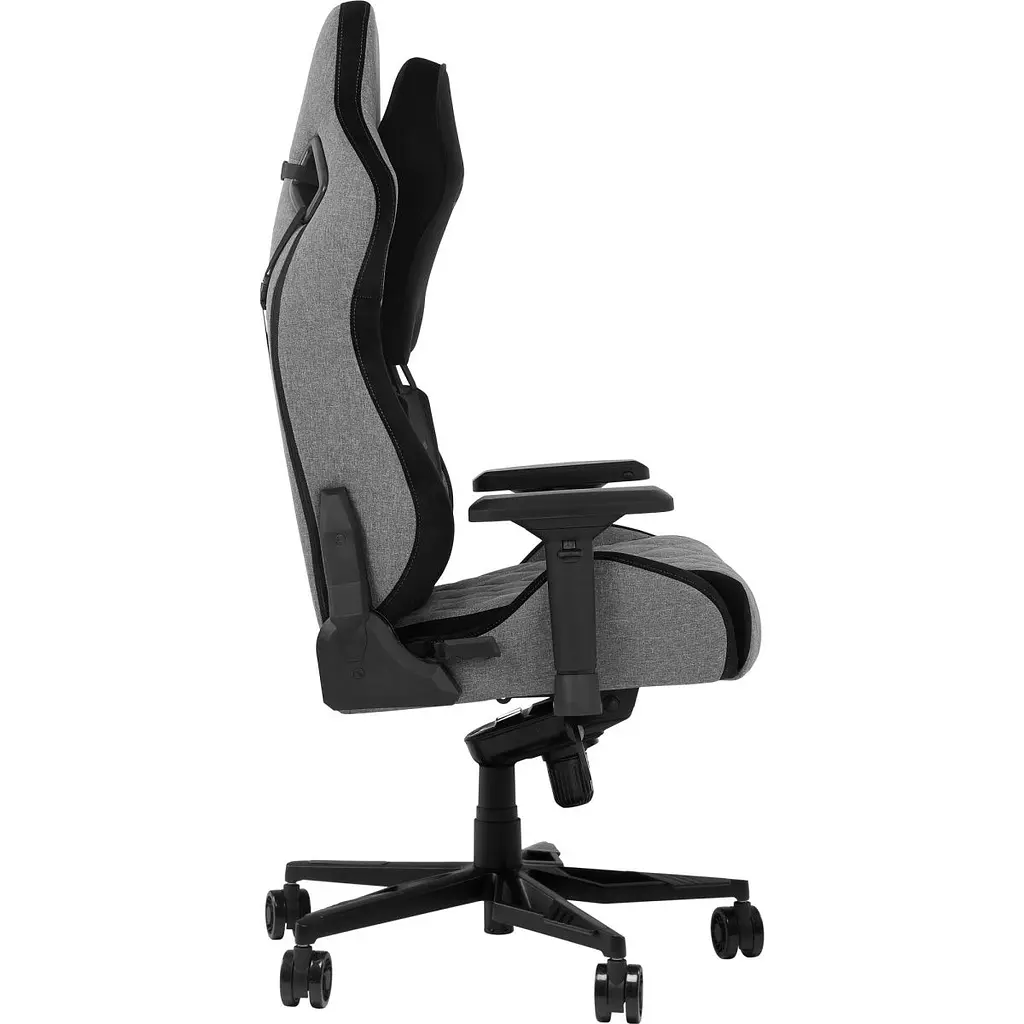 Геймерське крісло GT Racer X-0724 Fabric Gray/Black Suede [121438] - фото 5