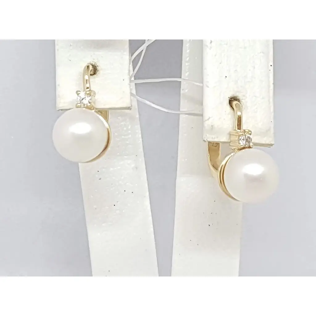 Золоте кільце Гаразд з діамантами і перлами. 3022230 17 - фото 6