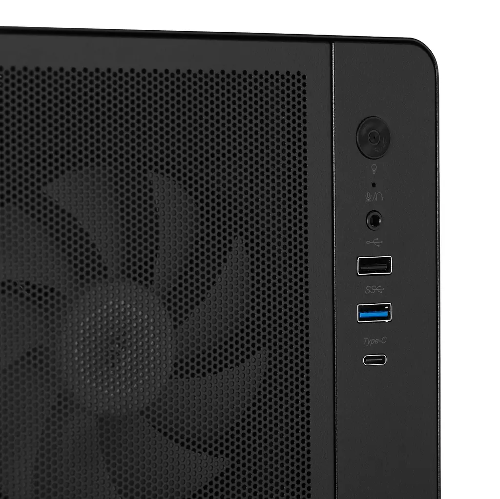 2E Gaming Корпус Credo Plus V510B без БП, 1xUSB3.0, 1х USB 2.0, 1xUSB Type-C, 4x120мм ARGB, VGA 310мм, TG Side Panel, ATX, черный - фото 6