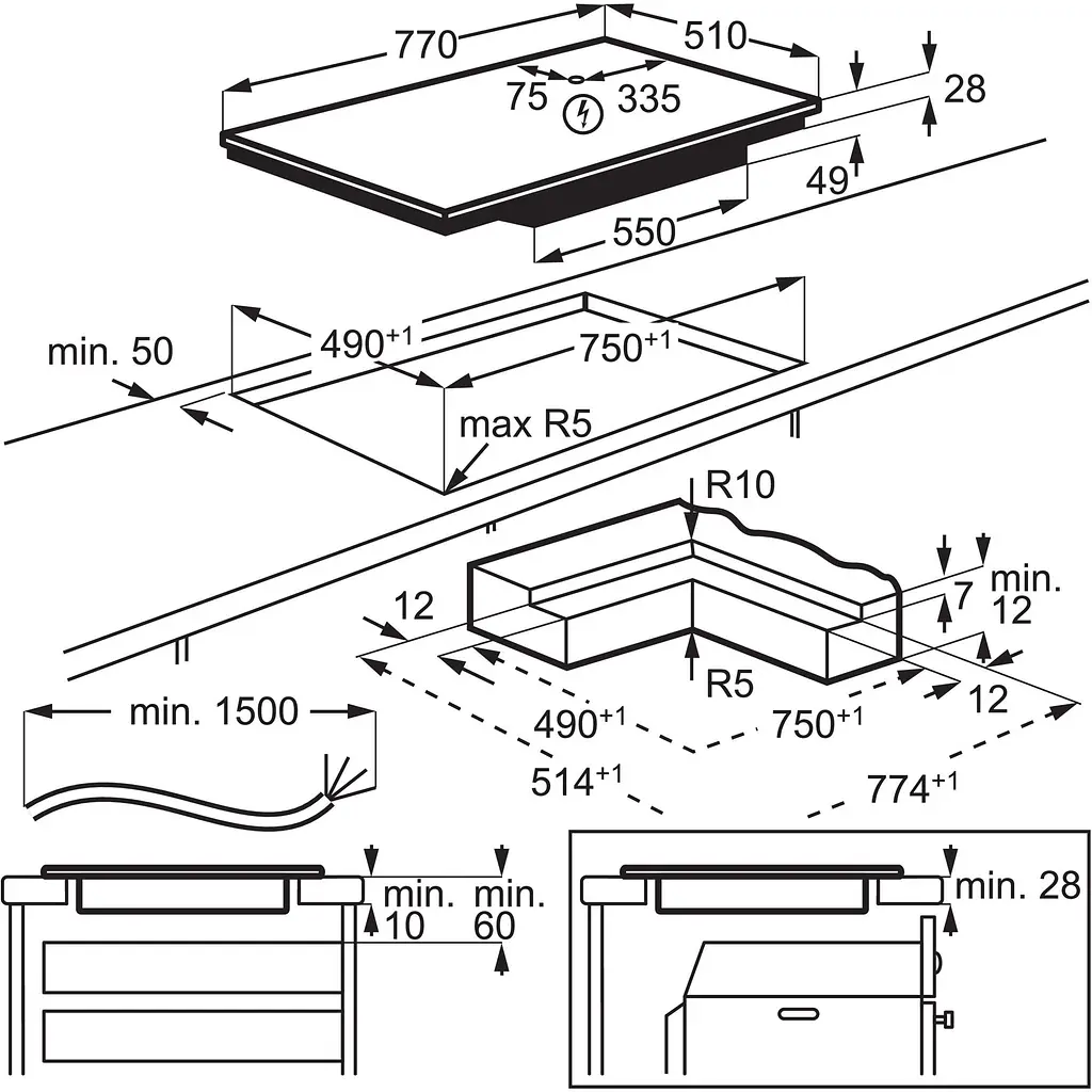 Индукционная варочная поверхность Electrolux EIS82453IZ (949599333) [137720] - фото 3
