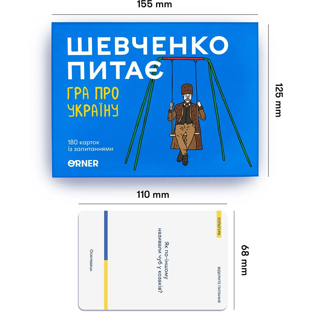 Настольная игра Orner об Украине Шевченко спрашивает - фото 5