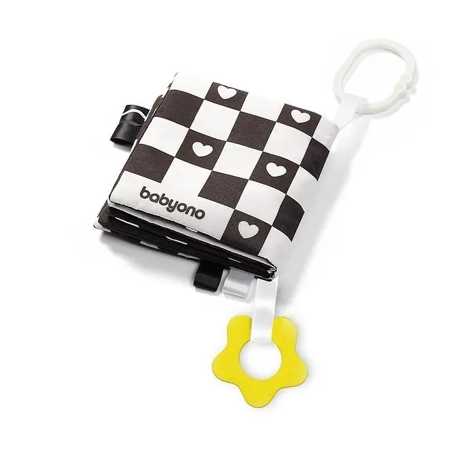 Розвиваюча м'яка книжка BabyOno Black&White - фото 2