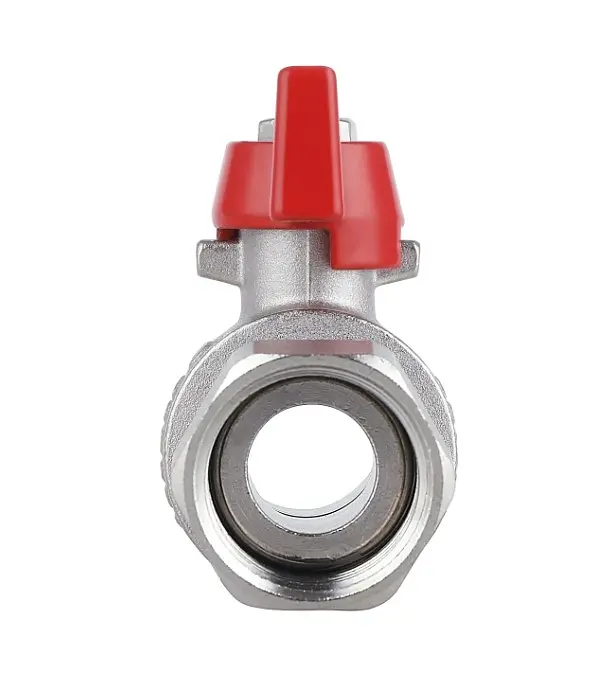 Кран кульовий Thermo Alliance Forte 3/4" ВЗ прямий, PN40, з накидною гайкою, метелик SF261W20 - фото 3