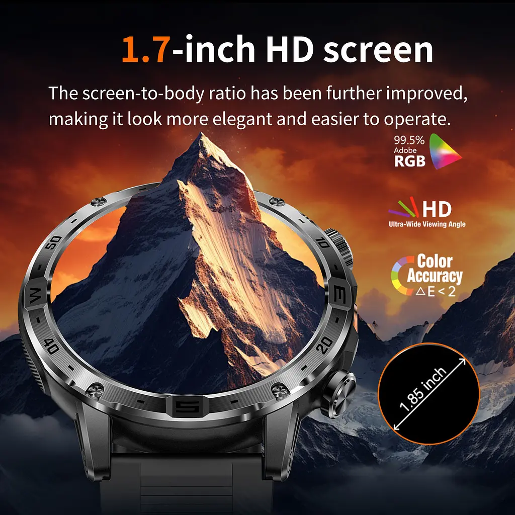Годинник Smart Fire Steel з компасом, 2 ремінці - фото 10