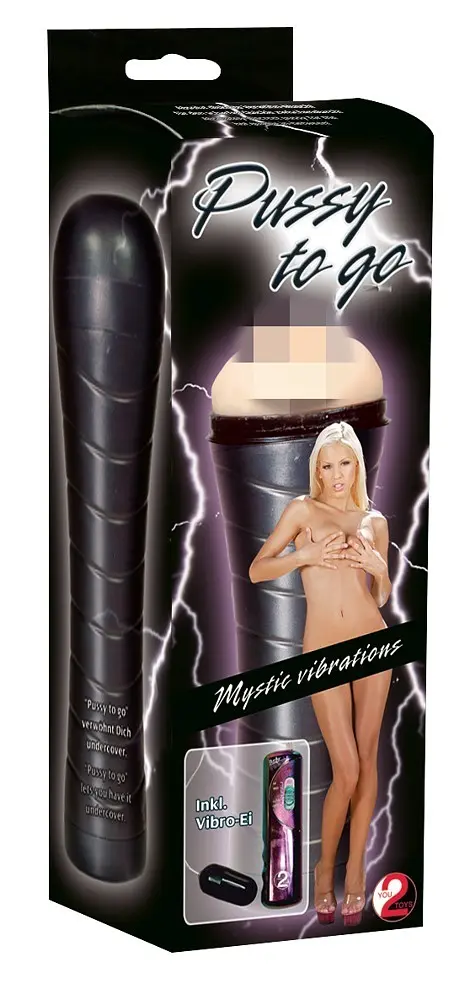 Мастурбатор You2Toys Pussy to Go з вібрацією тілесний - фото 4