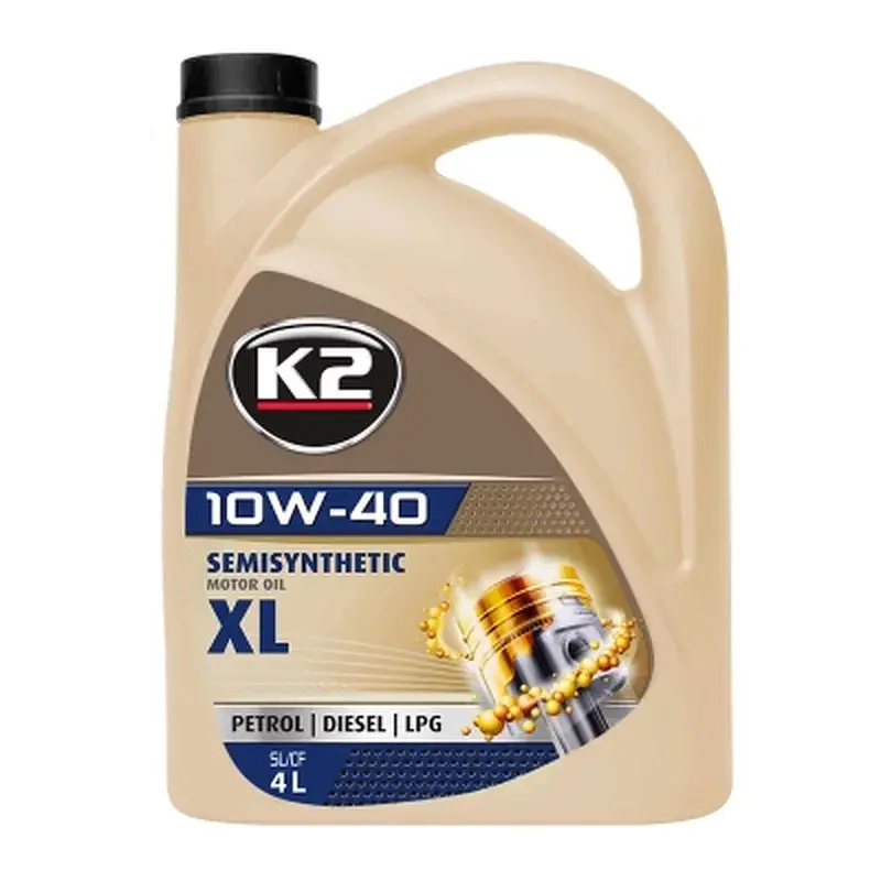 Моторна олива K2 Semisynthetic SL/CF 10W-40 4 л (O2044E)