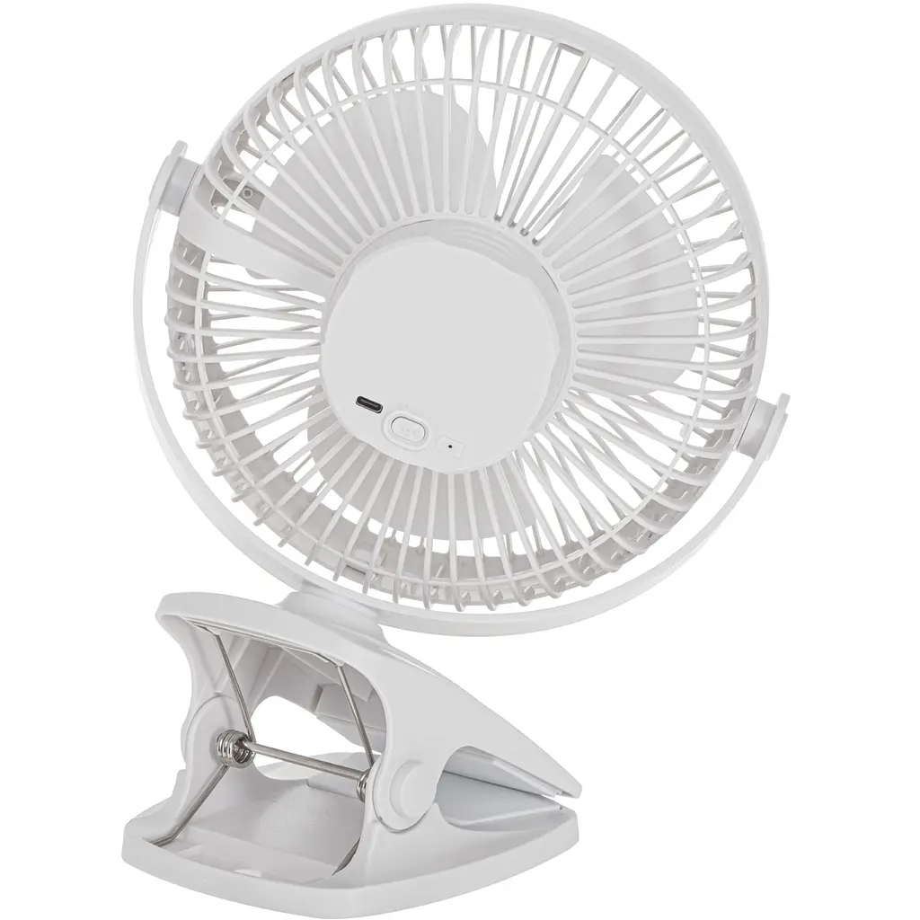 Вентилятор AdlerAD 7342 white настільний/ акумуляторний/ 5Вт/ D=15.5см/ USB-C/ білий - фото 4