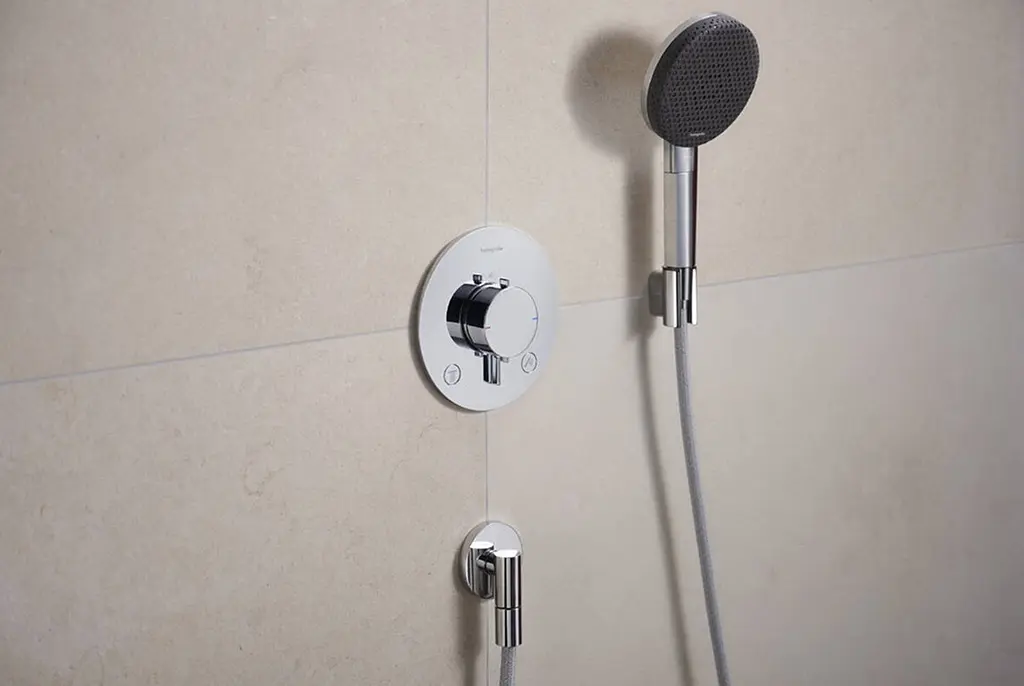 Термостат для душу Hansgrohe Ecostat Comfort S прихованого монтажу 2 function chrome 33715000 - фото 2