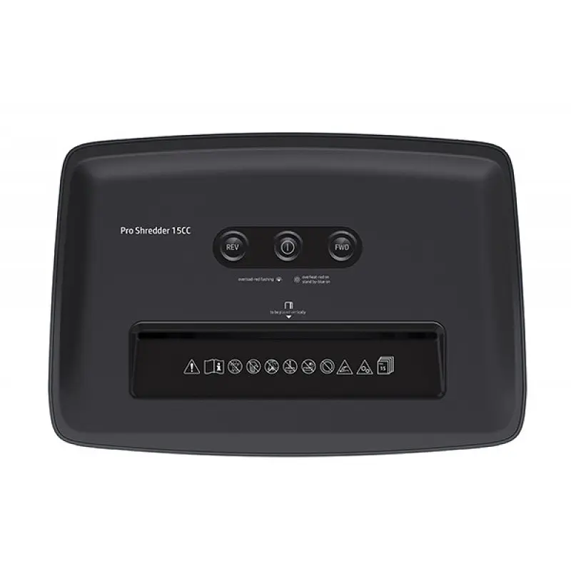 Знищувач документів HP Pro Shredder 15CC, A4, 80g х 15 листів, 4x35, 20 л., P-4 - фото 8