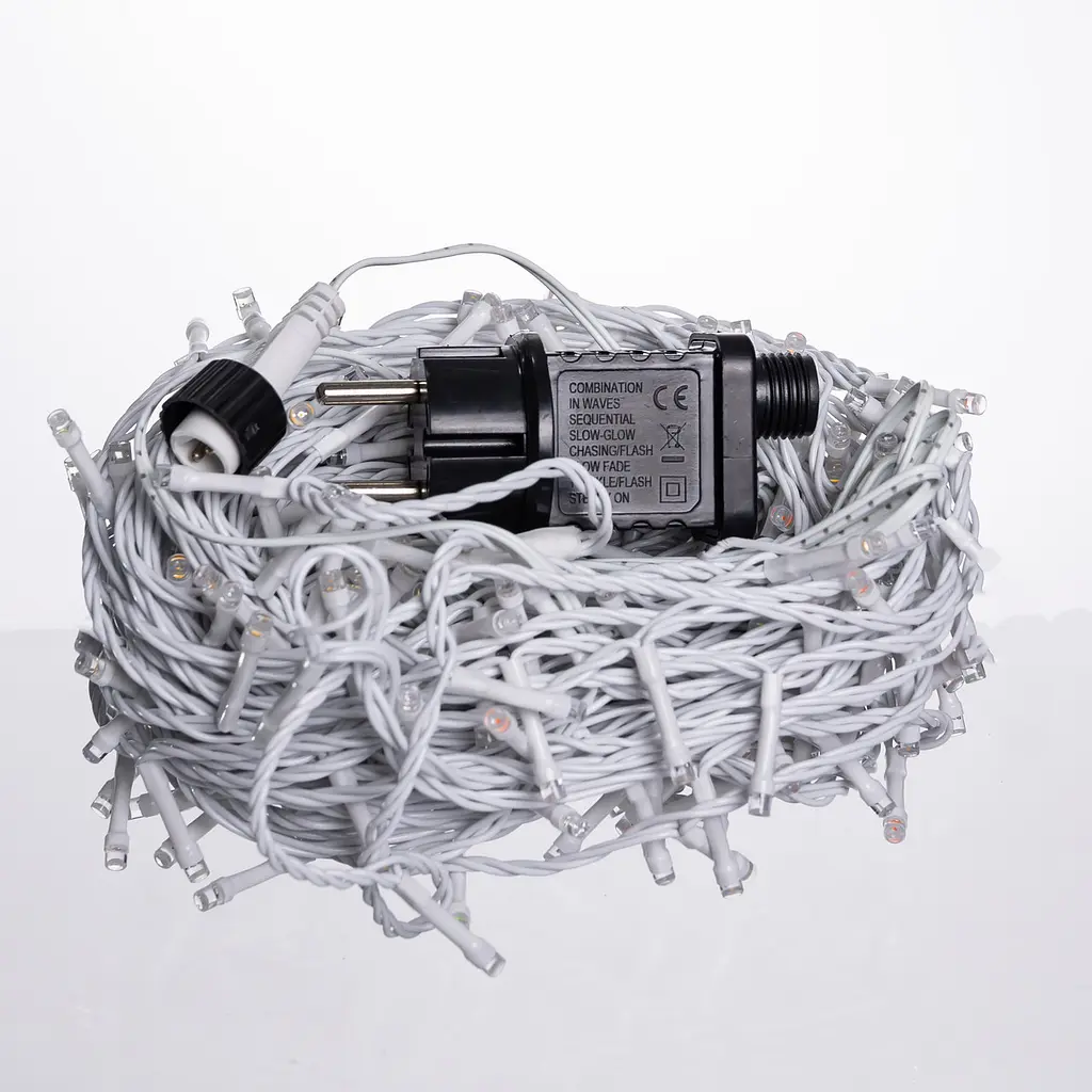Гірлянда Нитка вулична GarlandoPro 30 м 300 LED білий дріт Мультиколор CF300L30MWML - фото 5