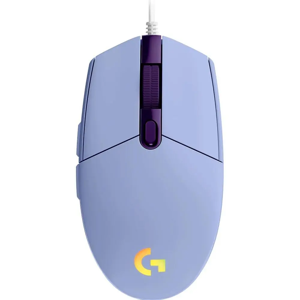 Миша Logitech G203 Lightsync Lilac (910-005853,910-005851)