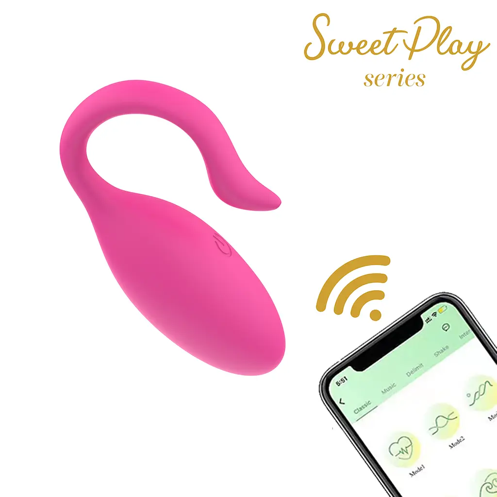 Віброяйце Erospace Sweet Play A9 10.5 см рожевий - фото 2
