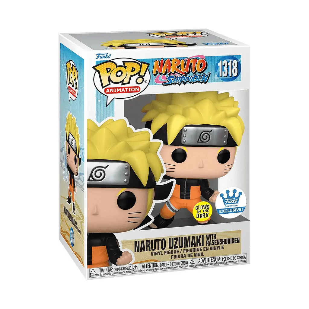 Фігурка Funko Pop Exclusive Фанко Поп Naruto Shippuden Naruto Наруто Шиппуден Наруто 10 см NS NU G 1318 - фото 4