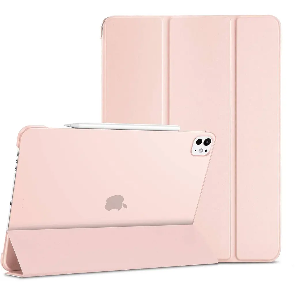 Чохол до планшета BeCover Tri Fold Hard Apple iPad Pro 13" M4 2024 Pink (711732)