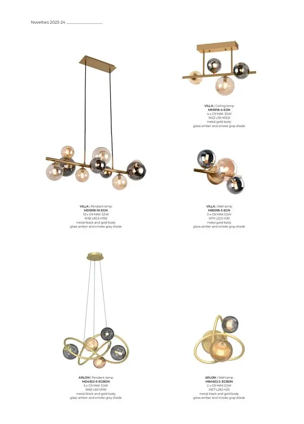 Люстра VILLA MD5918-10-EGN Zuma Line - фото 2