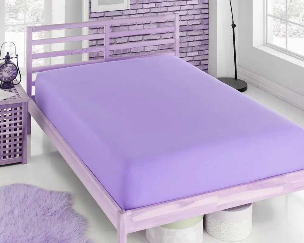 Простирадло на резинці трикотажне Zeron Lila 90х200х30 - фото 4