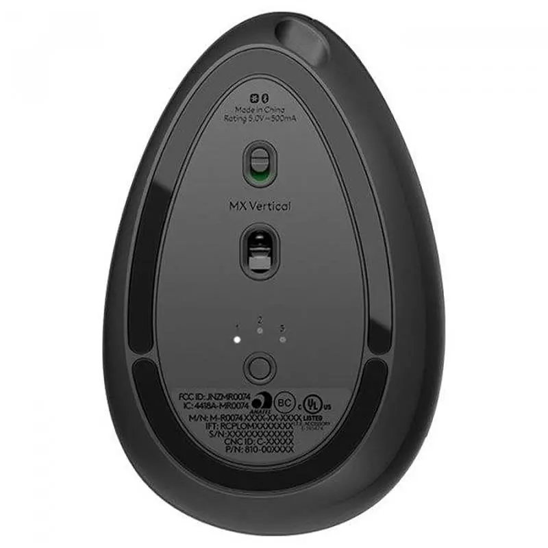 Миша бездротова Logitech MX Vertical Black (910-005448) - фото 5