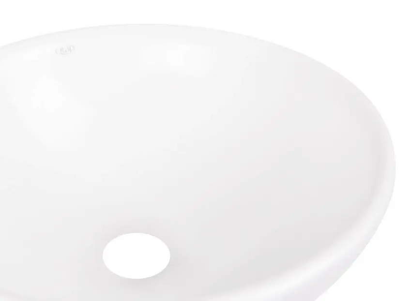 Комплект Qtap Owl: Раковина накладна кругла 400х400х155 мм White + Донний клапан PU02 (QT1911K53WN47319) - фото 3