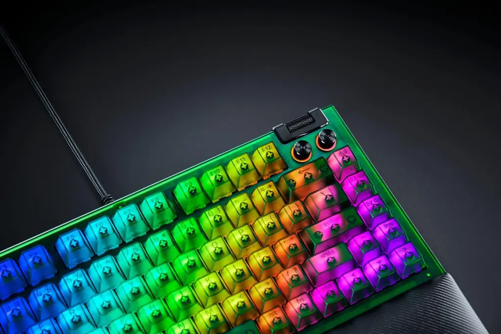 Клавиатура Razer BlackWidow V4 75% Compact Phantom Green (RZ03-05003300-R3M1) - фото 8