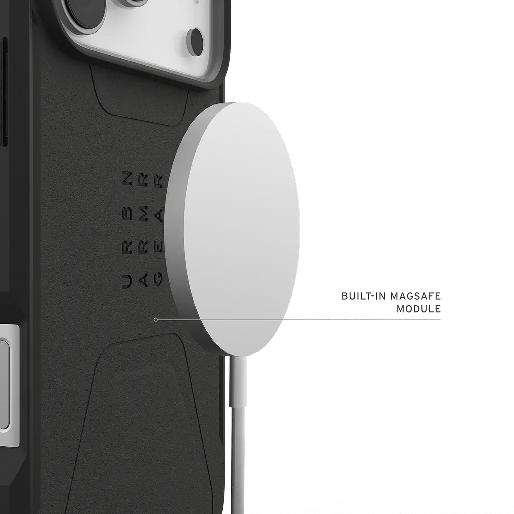 Чохол протиударний UAG Civilian MagSafe для iPhone 17 Pro Black 114545114040 - фото 10
