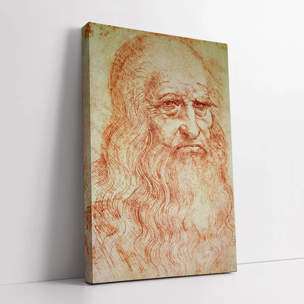 Інтер'єрна картина Леонардо да Вінчі, Leonardo da Vinci, інтер'єрний декор, 60×40 см (id6989) - фото 2