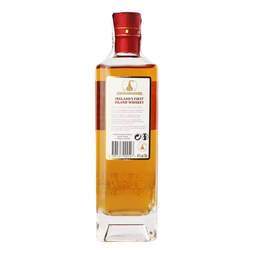 Віскі Achill Island Distillers Sherry and Bourbon Cask Single Pot Still Irish Whiskey 47% 0.7 л - фото 4
