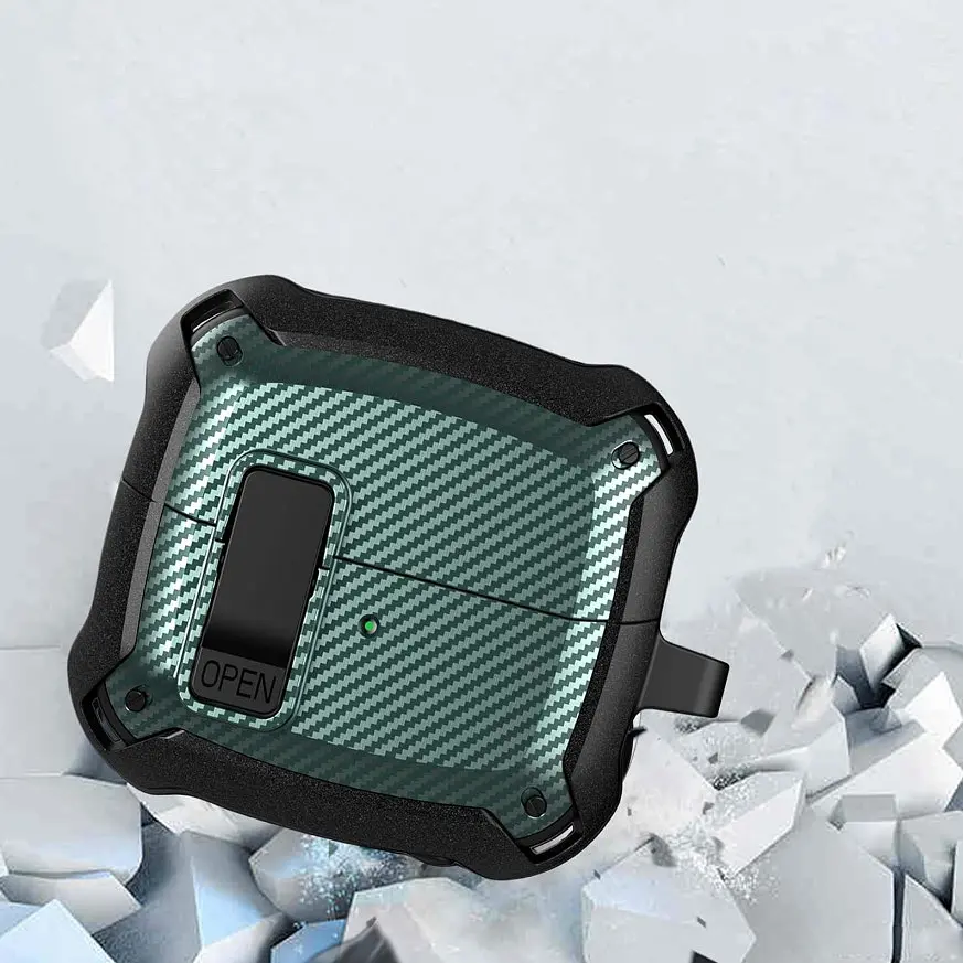 Чохол для навушників BeCover Protective для Samsung Galaxy Buds 3 FE Темно-зелений (715120) - фото 2