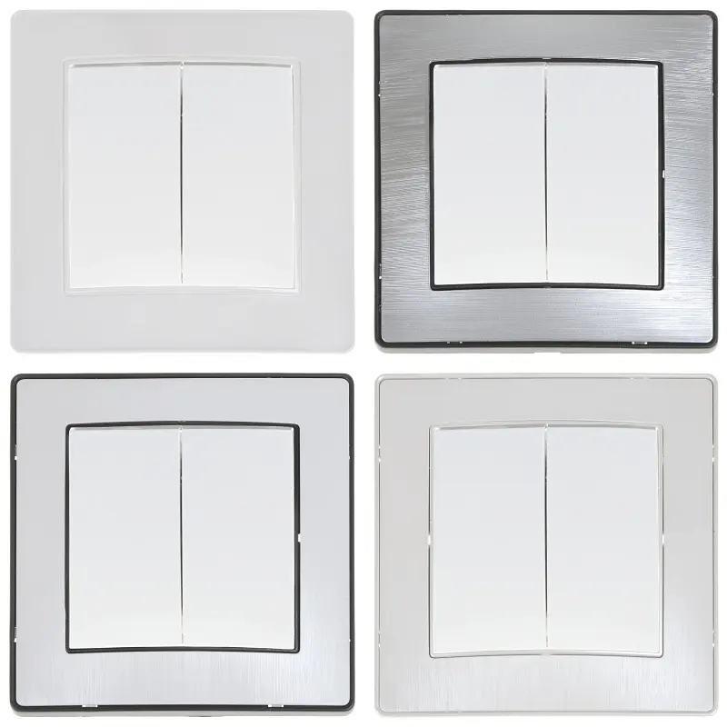 Выключатель Brille двухклавишный белый RB-2V - фото 7