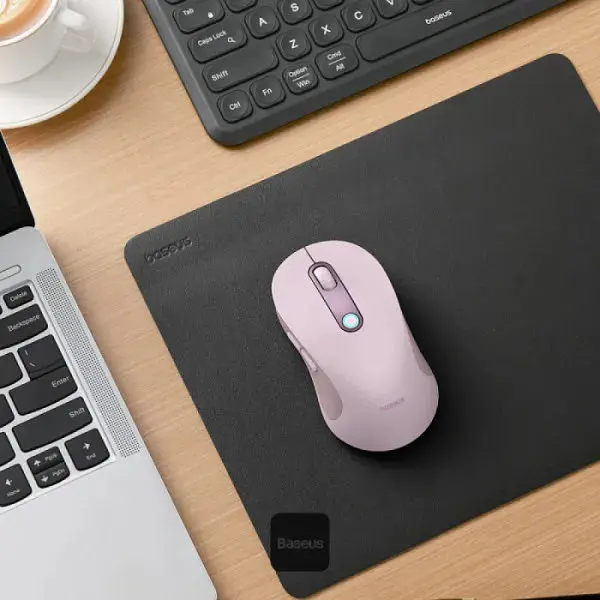 Мышь беспроводная Baseus F02 Ergonomic Wireless Mouse розовая - фото 4