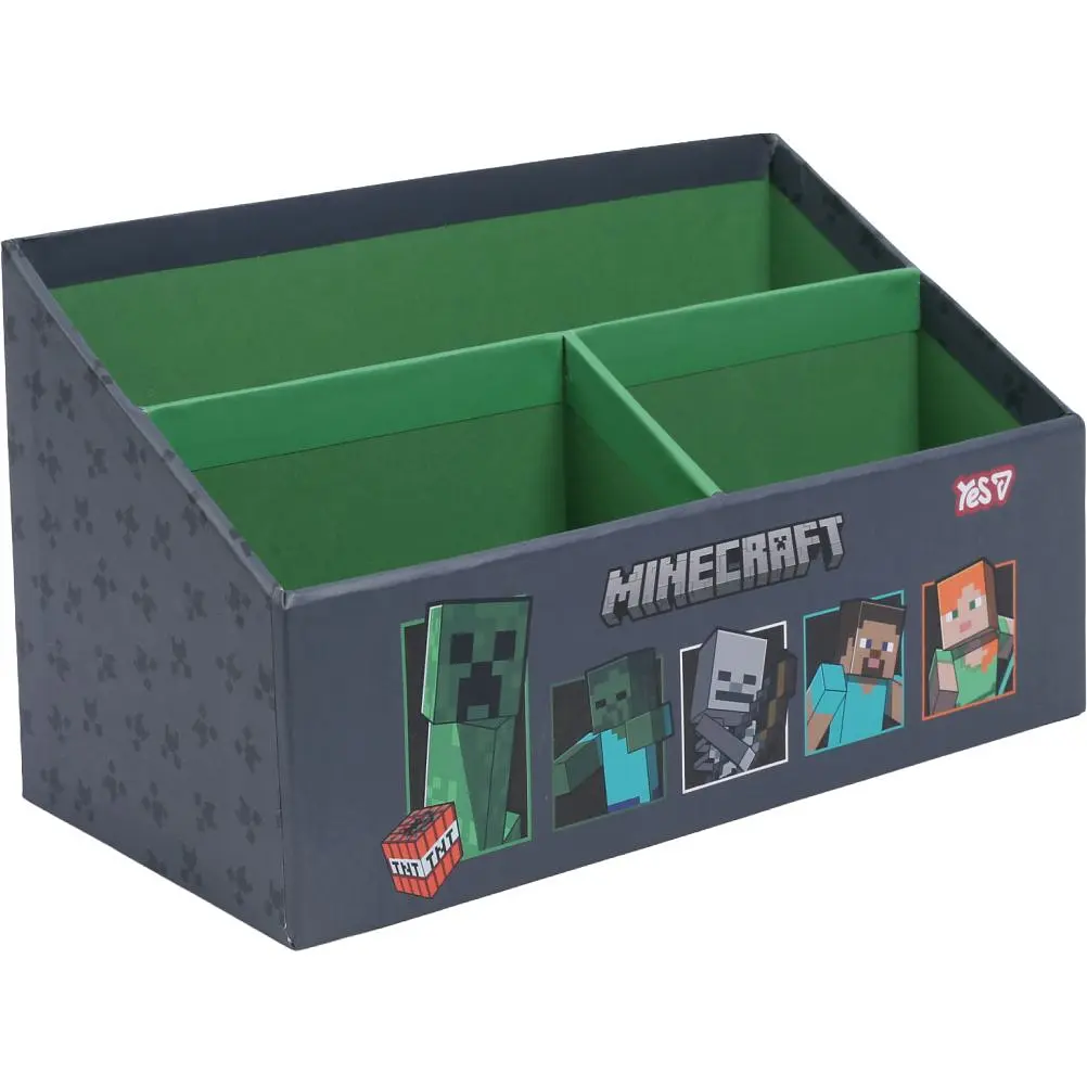 Набор настольных органайзеров Yes Minecraft 4 предмета картон (708625) - фото 3