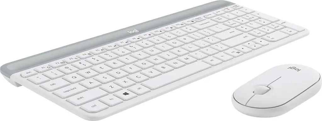 Комплект клавиатура и мышь Logitech MK470 Wireless Slim Off-White [920-009205] [80789] - фото 3