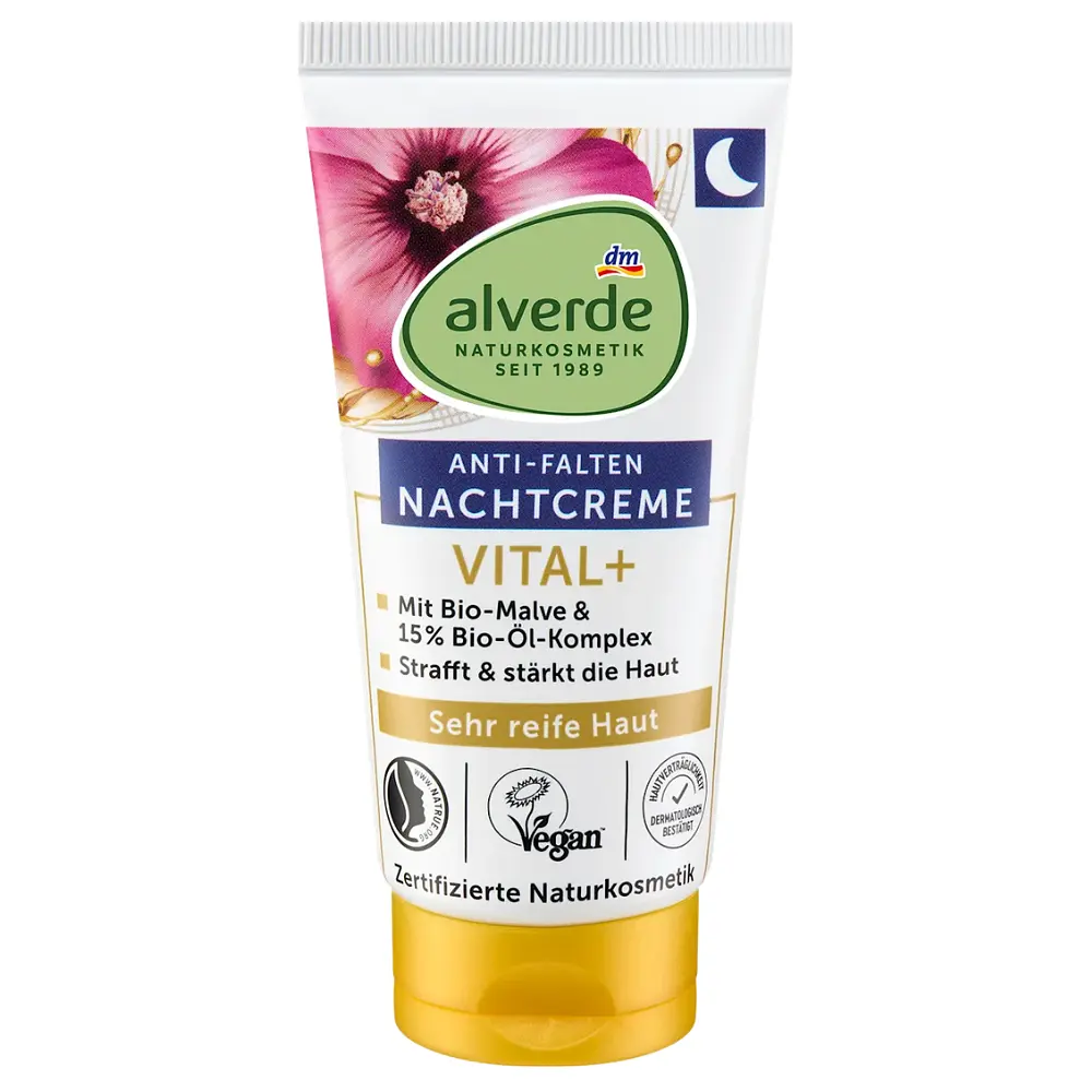 Нічний крем Alverde Naturkosmetik Vital+ для дуже зрілої шкіри обличчя з олійним комплексом 50 мл - фото 3