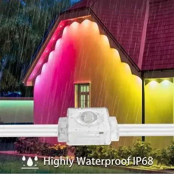Светильник OldBro Smart rgbic умный для фасадов домов длина 30 м 72 led лампы - фото 4