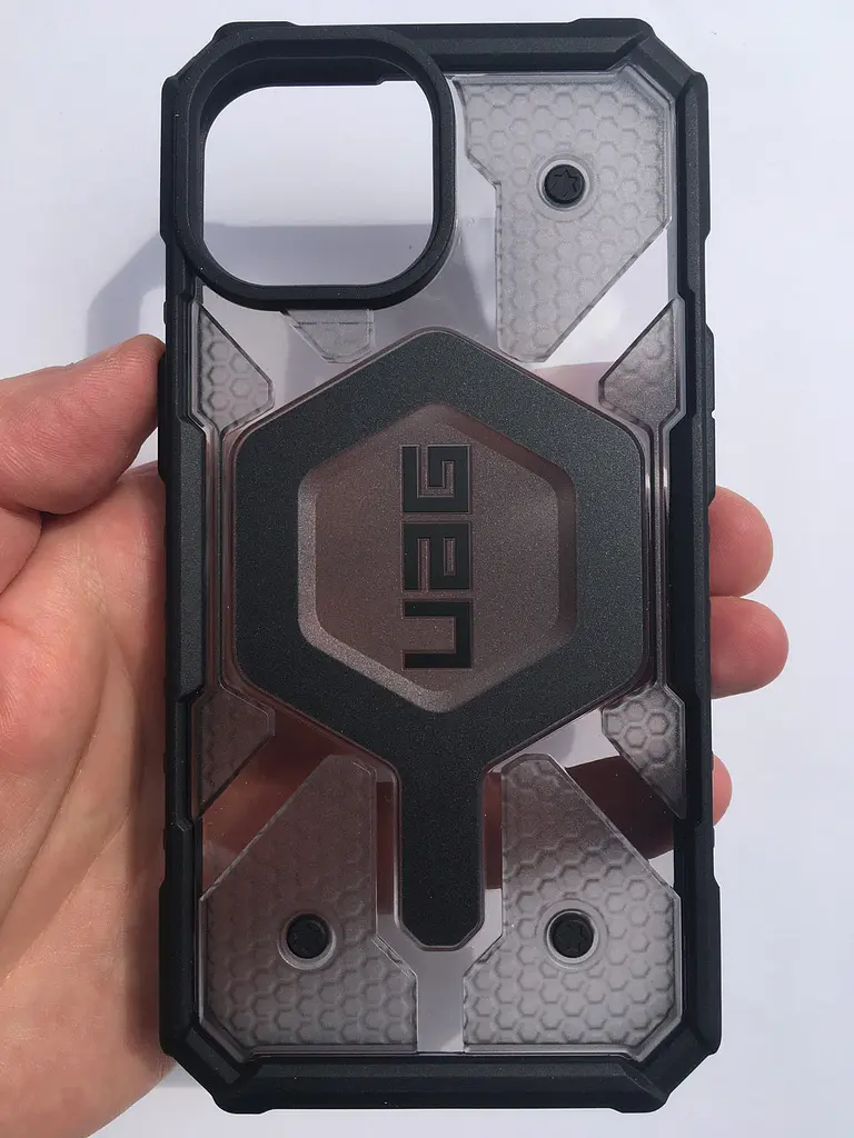 Оригінальний протиударний чохол UAG Pathfinder MagSafe (Original) для iPhone 15 Ash 114358113131 - фото 7