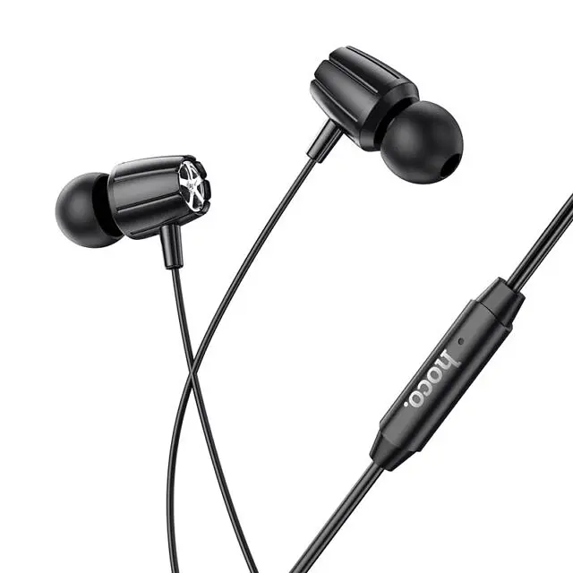 Навушники Hoco M88 Graceful universal earphones with mic Black