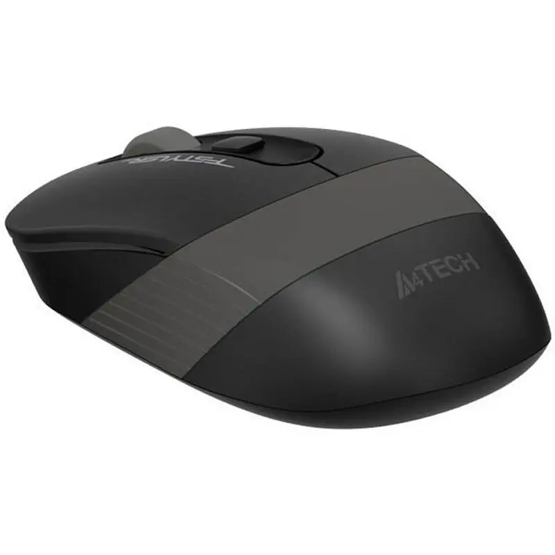 Миша бездротова A4Tech Fstyler FG10 (Grey), USB, колір чорний+сірий - фото 4